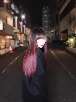 セミロング カラー 韓国カラーエクステ 👑代表渡部雅己👑のヘアスタイル