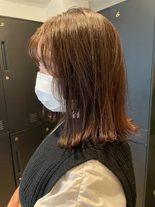 ミディアム カラー SALOWIN下北沢所属・hazuki 🌝のヘアスタイル