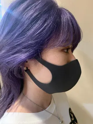 セミロング カラー DiMPlE  ディンプル所属・🌸スタイリスト 山浦美恵のヘアスタイル