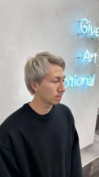 カラー GARTE所属・ゲンキ /カットモデル募集のヘアスタイル