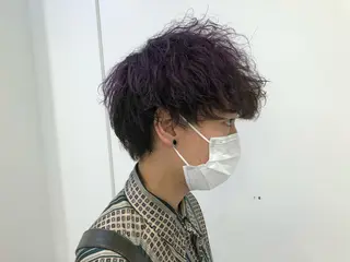 カラー メンズ BABY 艶髪暗髪ヘア💖達人のヘアスタイル