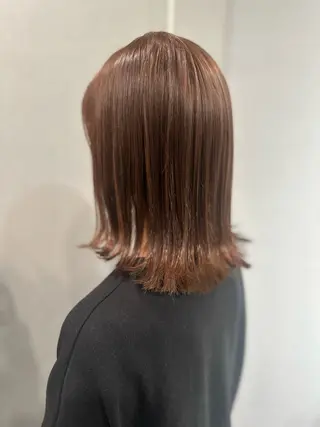 ミディアム カラー K Harukaのヘアスタイル
