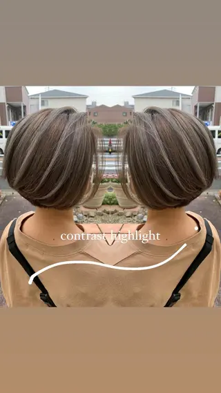 ショート カラー 🐸鈴木 綾乃🐸のヘアスタイル