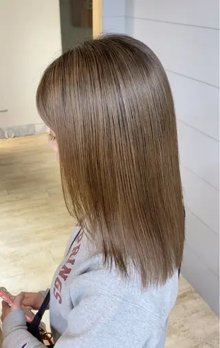 ミディアム 高難易度縮毛矯正　春日井　Soea(ソイア)所属・多久間 喬介のヘアスタイル