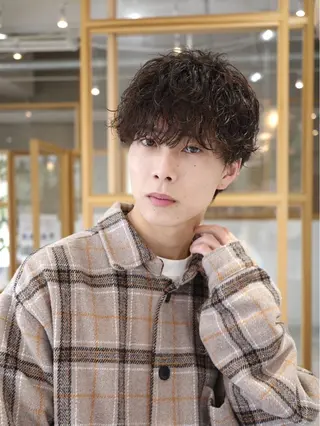 カラー メンズ メンズパーマのプロ /FERIA蛭田貴弘のヘアスタイル