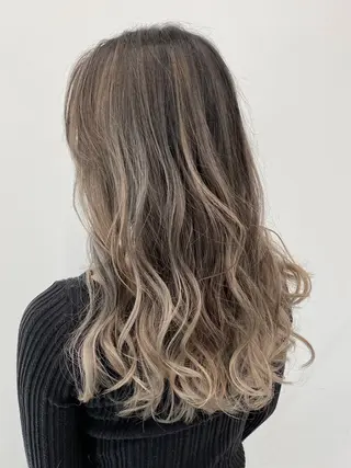 セミロング カラー ✨韓国風カット/艶髪 カラー✨yumeのヘアスタイル