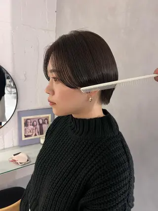 ショート foto所属・𝐁𝐋𝐔𝐄𝐓 /カット特化/新宿のヘアスタイル