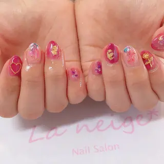 ネイル La neige* yuki 🥯🍑のネイルデザイン