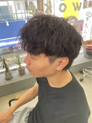 ショート パーマ メンズ メンズ専門サロン wokeのヘアスタイル