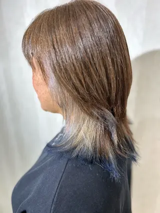 ミディアム 縮毛矯正専門家 大桃史朗のヘアスタイル