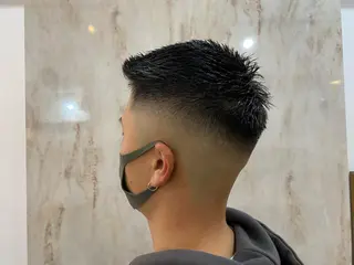 ショート カラー パーマ メンズ キッズ 泰成/メンズ特化/ フェード/ツイスパのヘアスタイル