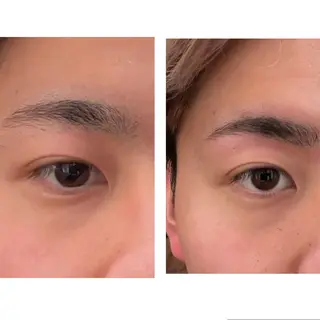 メンズ アイブロウ AMBERGLEAM Hair&Cloth Yoga所属・Ryo☘縮毛矯正/ メンズ/ブリーチ/のヘアスタイル