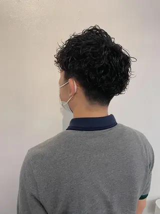 パーマ メンズ h a k u 大倉 卓人のヘアスタイル