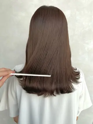 ミディアム カラー 🌿レイヤー赤み消し 🌿西村拓也のヘアスタイル