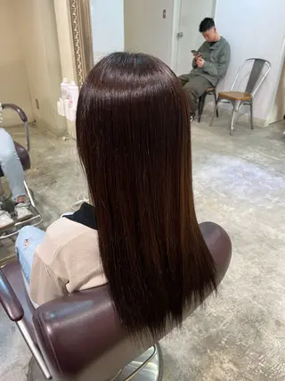 ロング カラー フェザーパーマ🌙 毛流れ yuzukiのヘアスタイル