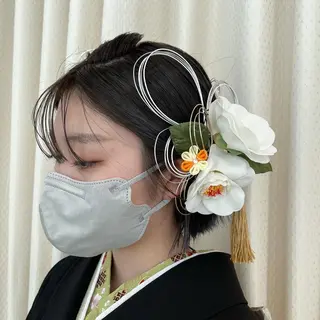 ミディアム ヘアアレンジ サソウ ユリエ🥥のヘアスタイル