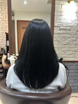 ロング カラー ルシクラージュ武蔵小杉店所属・武蔵小杉【美髪縮 毛矯正】丸山智久のヘアスタイル