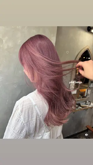 ロング カラー fosta 女性専用サロン所属・moe🎀 透明感♡似合わせのヘアスタイル