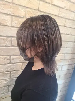 ミディアム レディースカット/大 船/サイトウアレンのヘアスタイル