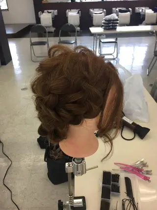 ロング ヘアアレンジ chouchou .柏の葉🤍箭内海咲のマツエク・マツパデザイン