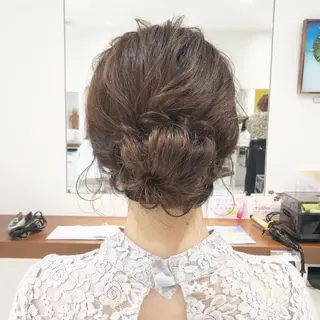 セミロング ヘアアレンジ sano sayakaのヘアスタイル