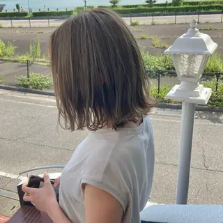 ミディアム 大谷 哲基のヘアスタイル