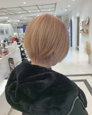 ショート カラー 韓国風/顔周りカット /髪質改善RYOTAのヘアスタイル