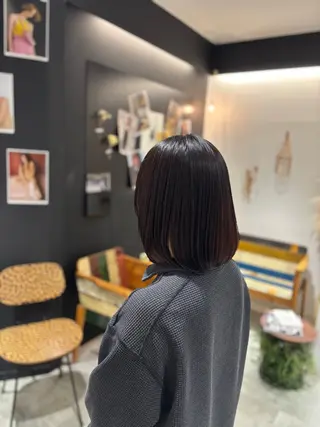 ミディアム 菅原 佑月のヘアスタイル