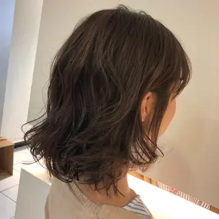 ミディアム GLROW haruhiのヘアスタイル