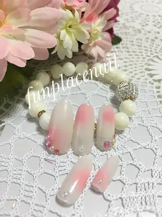 ショート ミディアム セミロング ロング カラー パーマ ヘアアレンジ メンズ キッズ ネイル まつエク nail salon＆school felice所属・フェリーチェ瑞江店 新山のネイルデザイン