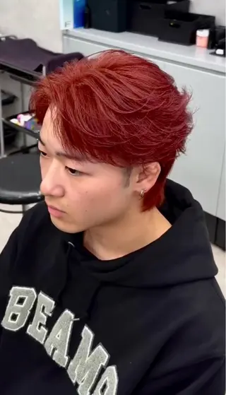 ヘアアレンジ メンズ フェザーオーダー Ｎｏ．1美容師のヘアスタイル