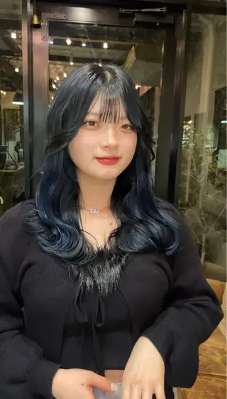 ロング カラー ダメージレス美容師 🌱水島侑理のヘアスタイル