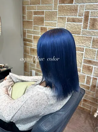 ミディアム カラー 栗谷 竜希のヘアスタイル