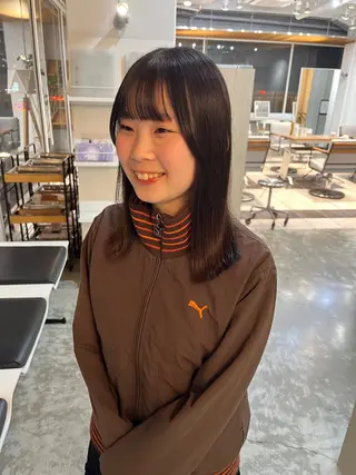 ミディアム ノノカ /京都美容室のヘアスタイル