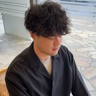 パーマ [メンズ限定] ASH瀬谷大久保誠人のヘアスタイル