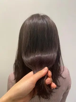 ミディアム カラー ✨透明感カラー✨ 🦖佐々木未来🦕のヘアスタイル