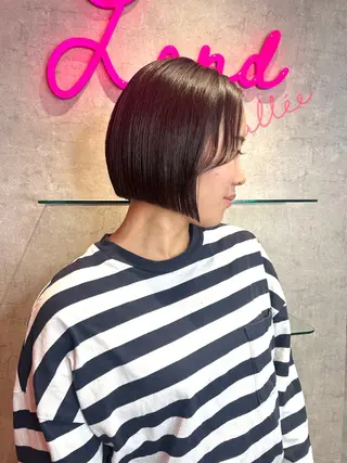 カラー 莉乃/縮毛矯正/髪質 改善/艶カラーのヘアスタイル