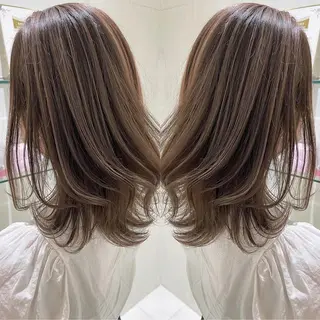 セミロング カラー 河合秀明/ショート /ボブ/レイヤーのヘアスタイル