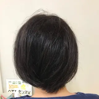 ミディアム カラー 横田 尚登のヘアスタイル
