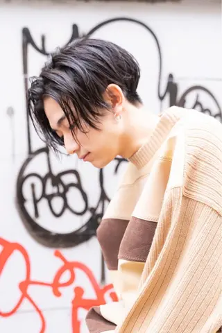 ショート カラー メンズ 金子 廉のヘアスタイル