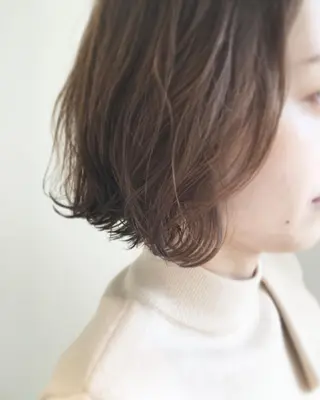 ミディアム カラー パーマ 鶴岡で縮毛矯正なら お任せ！ハヤシナオミのヘアスタイル