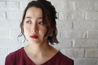 ショート カラー ヘアアレンジ SHANTi 飯塚 ヘアセット/髪質改善のヘアスタイル