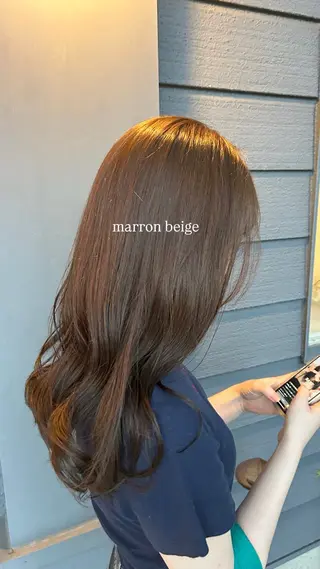 カラー 岡崎/暖色カラー/ デザイン/さらのヘアスタイル