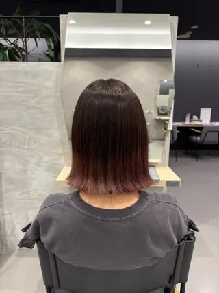 ミディアム FRAME/ 岡本佳奈のヘアスタイル