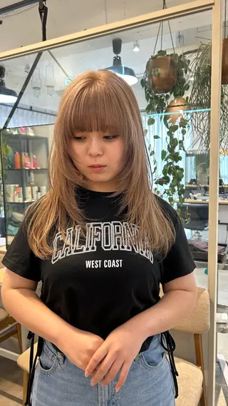 ロング カラー じゅわっと暖色カラー 🍊Moemiのヘアスタイル