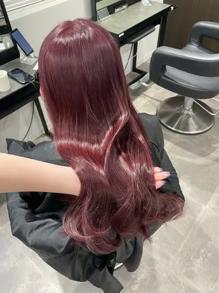 ロング カラー 🎀暖色/ラベンダー /paru🤍のヘアスタイル