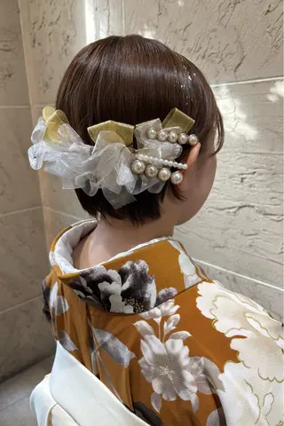 ショート ヘアアレンジ 菊地 紗矢のヘアスタイル