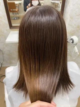 セミロング 【ハイライト】 YUYAのヘアスタイル