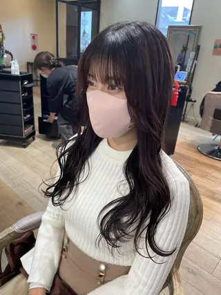 ロング 亀川蓮 Agu hairのヘアスタイル