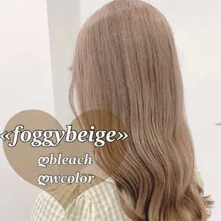 ロング カラー NAMI🤎ブラウン &ミルクティー🤍のヘアスタイル